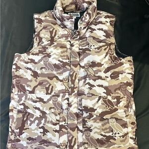 Bape x OVO Woodland Camp Down Vest